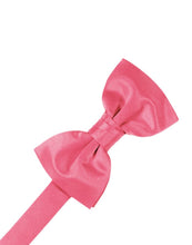 Bubblegum Luxury Satin Bow Tie