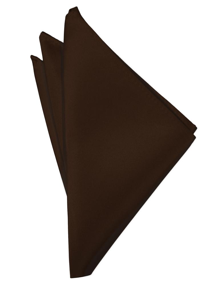 Chocolate Luxury Satin Pocket Square