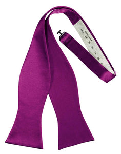 Fuchsia Luxury Satin Bow Tie