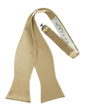 Golden Luxury Satin Bow Tie