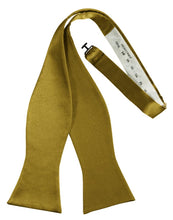 New Gold Luxury Satin Bow Tie