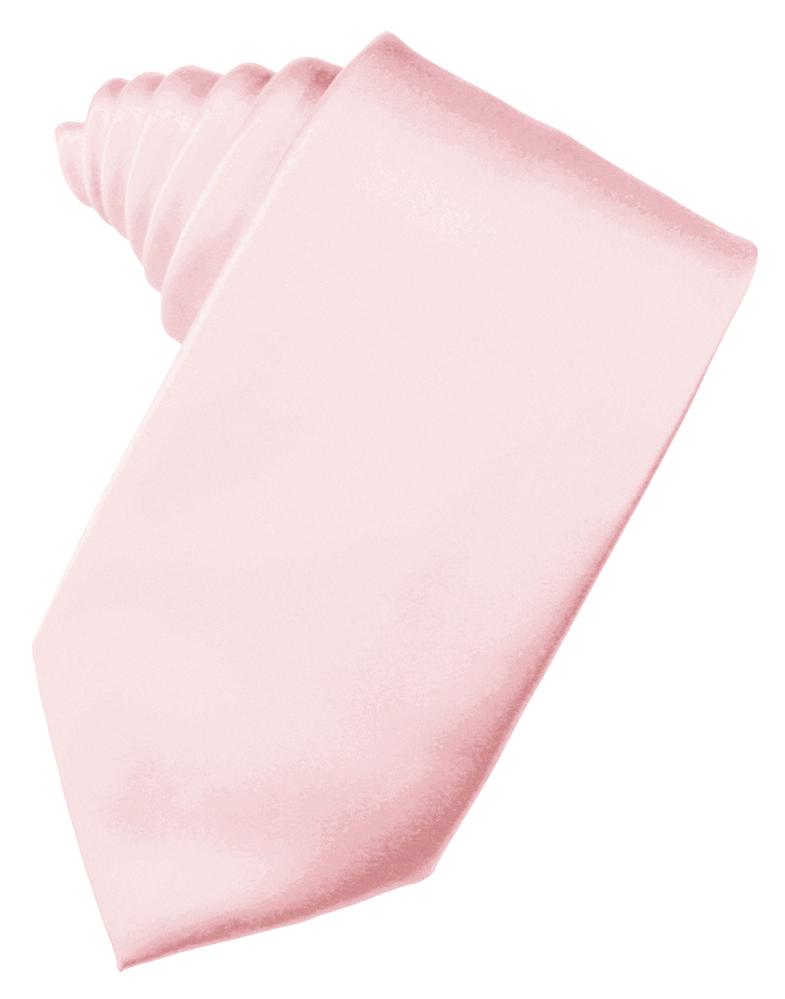 Pink Luxury Satin Necktie