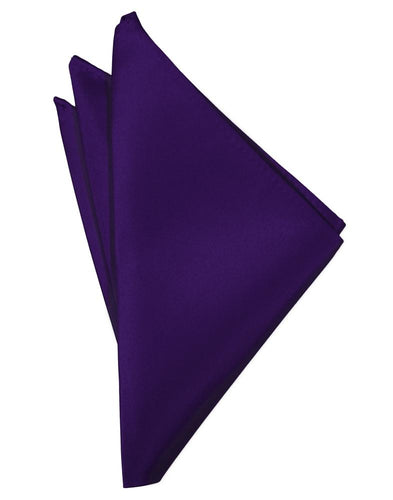Purple Luxury Satin Pocket Square