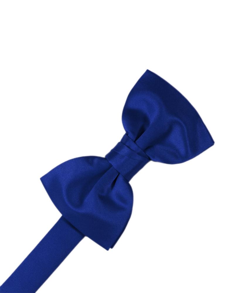 Royal Blue Luxury Satin Bow Tie