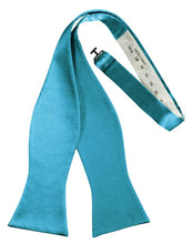 Turquoise Luxury Satin Bow Tie