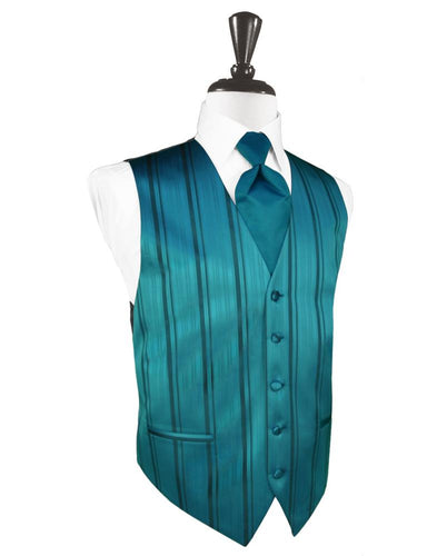 Oasis Striped Satin Tuxedo Vest