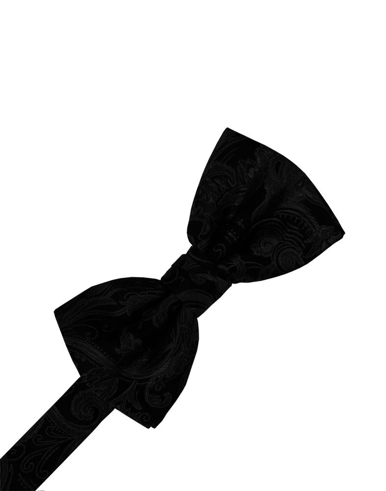 Black Tapestry Bow Tie