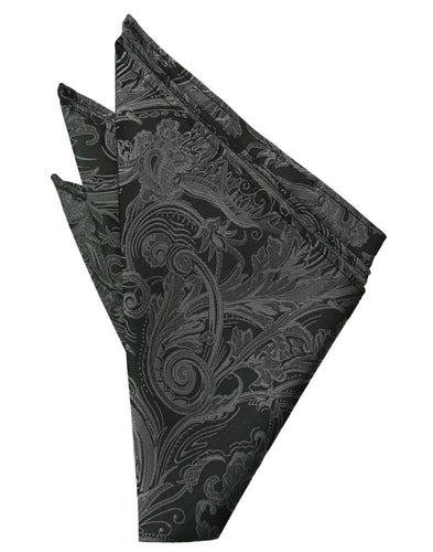 Charcoal Tapestry Pocket Square