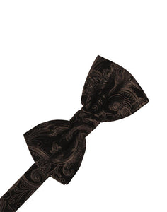 Chocolate Tapestry Bow Tie