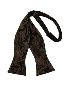 Chocolate Tapestry Bow Tie