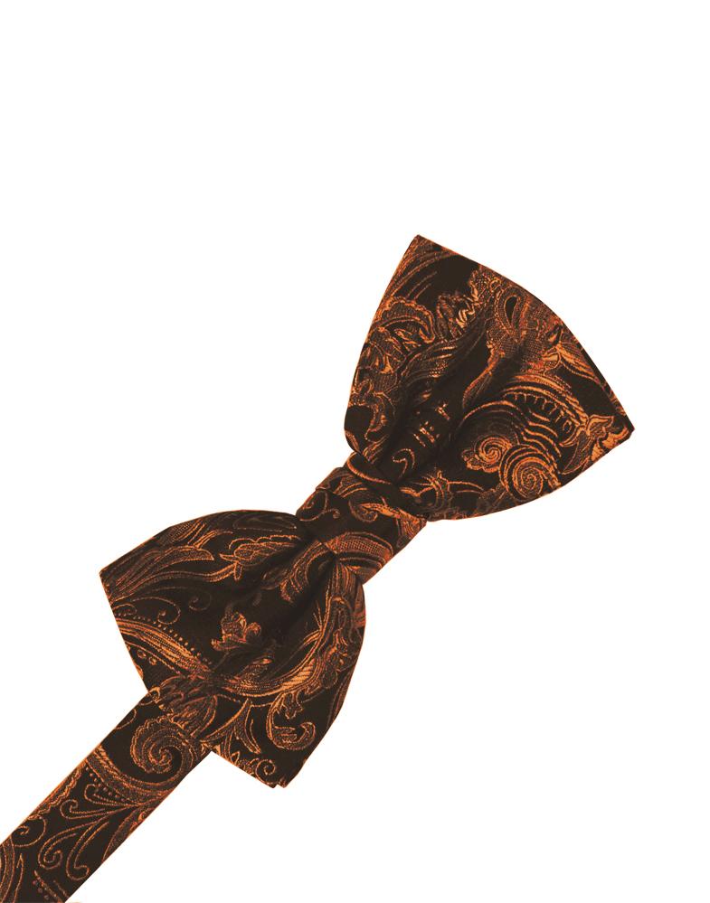 Cognac Tapestry Bow Tie