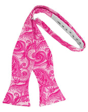 Fuchsia Tapestry Bow Tie
