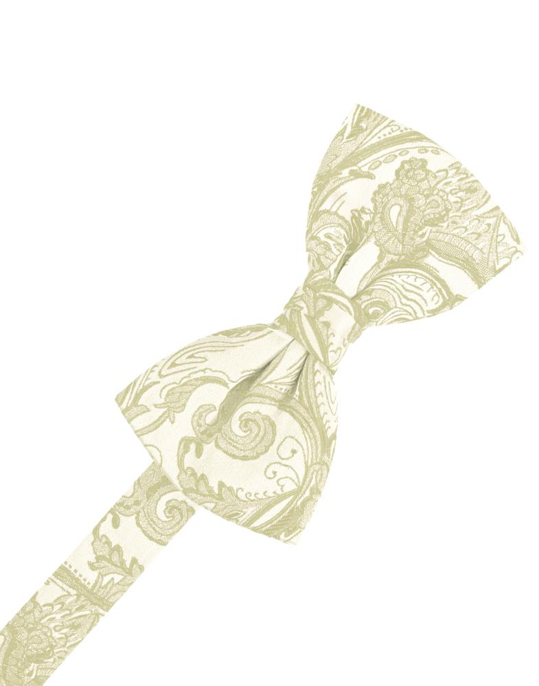Ivory Tapestry Bow Tie