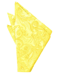 Lemon Tapestry Pocket Square