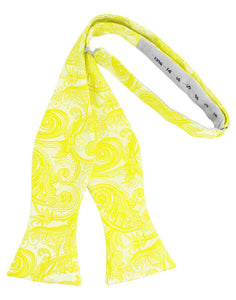 Lemon Tapestry Bow Tie