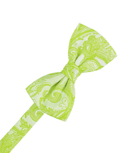 Lime Tapestry Bow Tie