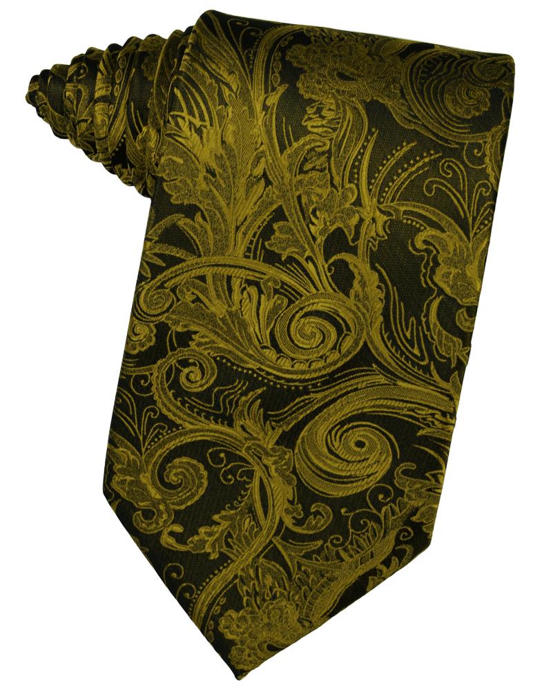 New Gold Tapestry Necktie