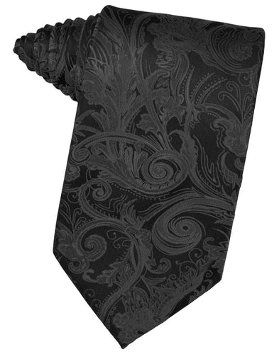Pewter Tapestry Necktie
