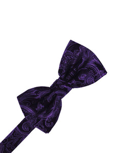 Purple Tapestry Bow Tie