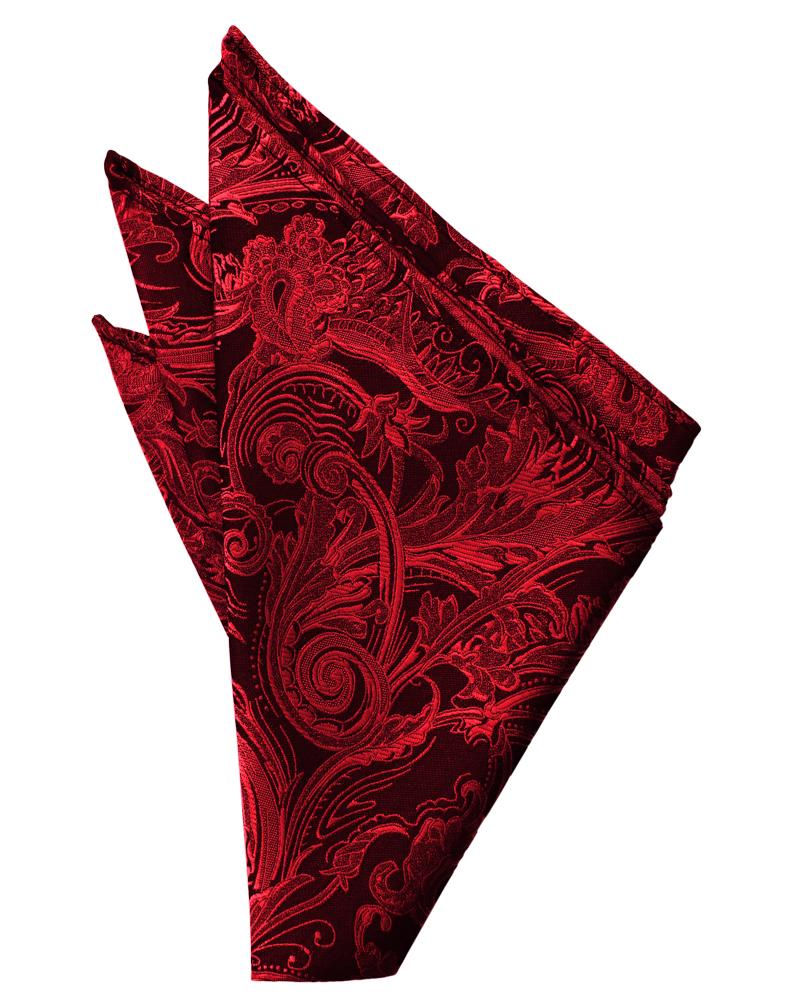 Scarlet Tapestry Pocket Square