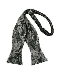 Silver Tapestry Bow Tie