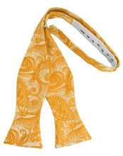 Tangerine Tapestry Bow Tie